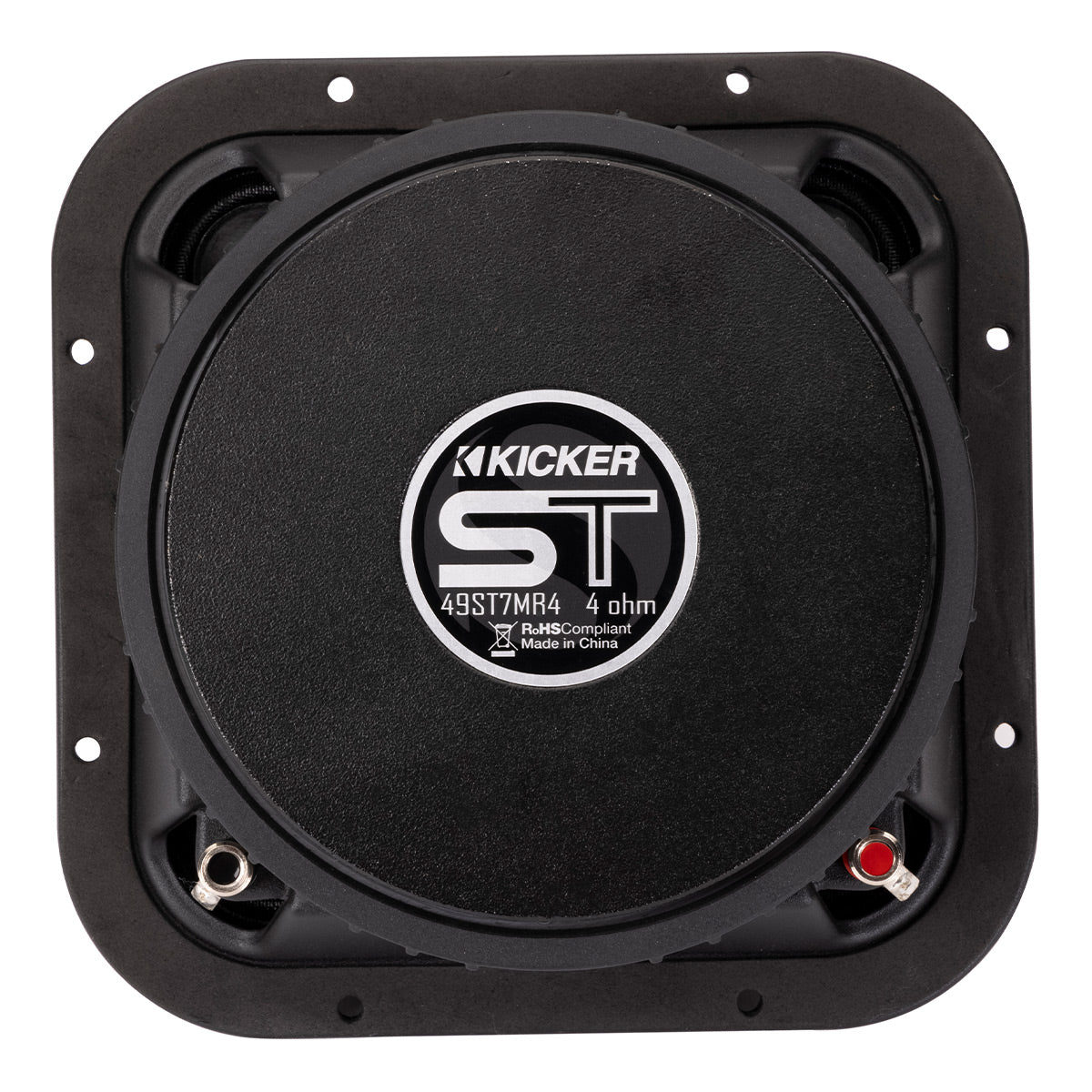 Kicker 49ST7MR8 7" Street Series Square Midrange 8 Ohm Speakers - Pair