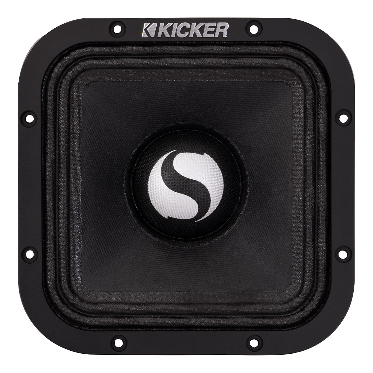Kicker 49ST7MR8 7" Street Series Square Midrange 8 Ohm Speakers - Pair