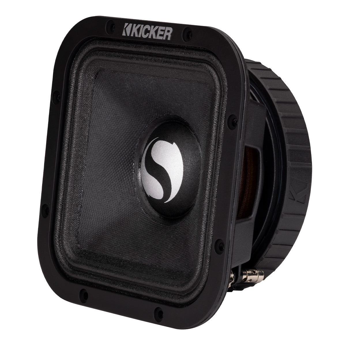 Kicker 49ST7MR8 7" Street Series Square Midrange 8 Ohm Speakers - Pair