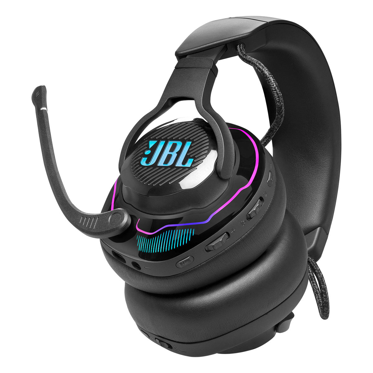 JBL Quantum 910 Wireless Over-Ear Gaming Headphones with Active Noise Cancelling, Bluetooth, & Head Tracking (Black)