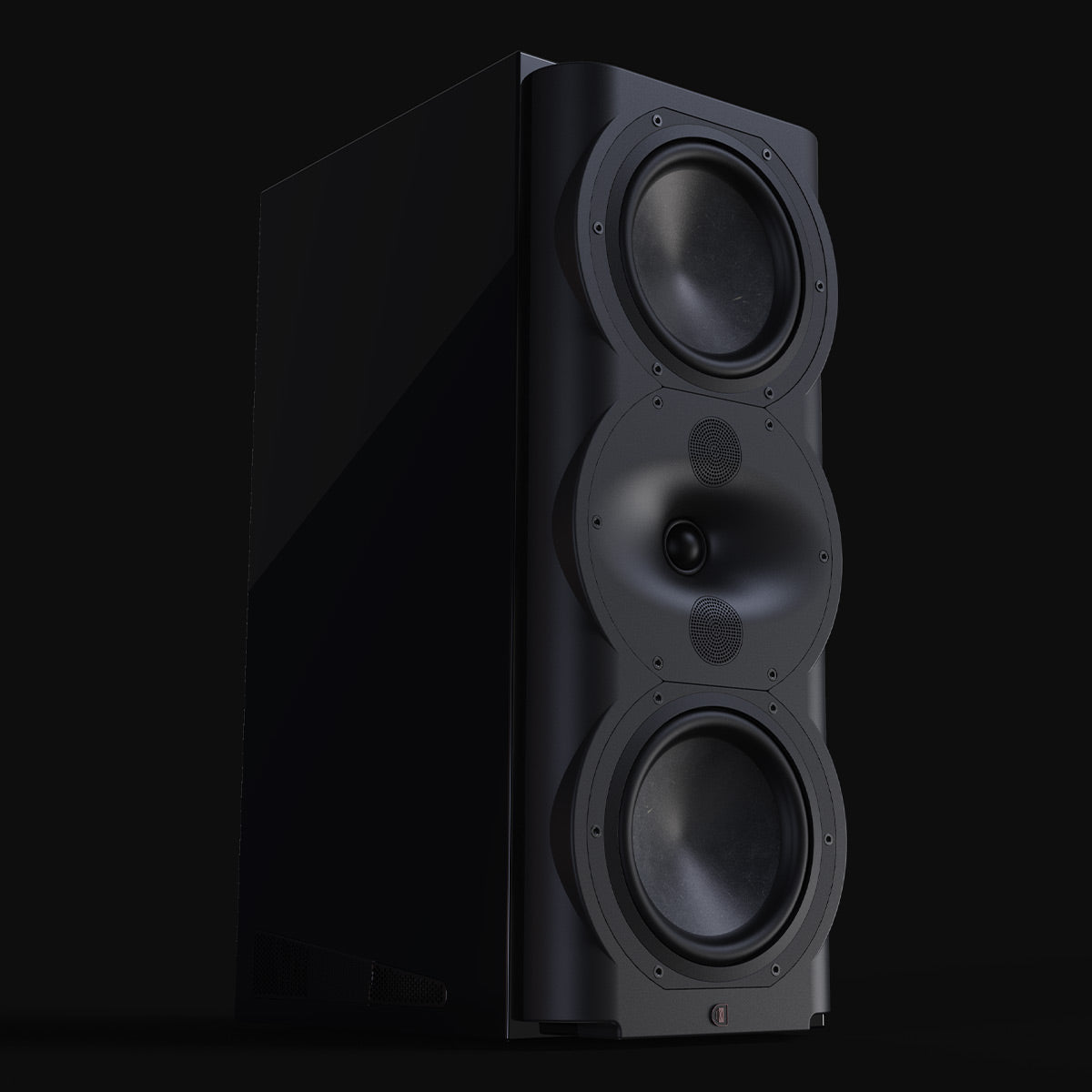 Perlisten Audio R5m 3-Way Monitor Speaker - Each (Piano Black)