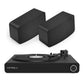 Victrola Stream Onyx Works with Sonos Wireless Turntable with 2-Speeds with Pair of Sonos Five Wireless Speakers for Streaming Music (Black)