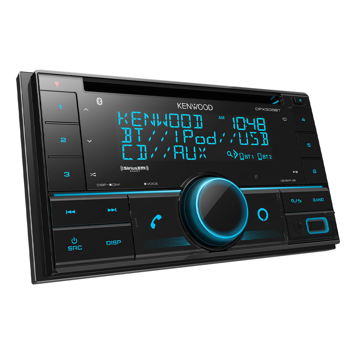 Kenwood DPX505BT CD Receiver with Bluetooth and Amazon Alexa Built