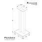 Pangea Audio DS-200 32" Steel Bookshelf Speaker Stands - Pair