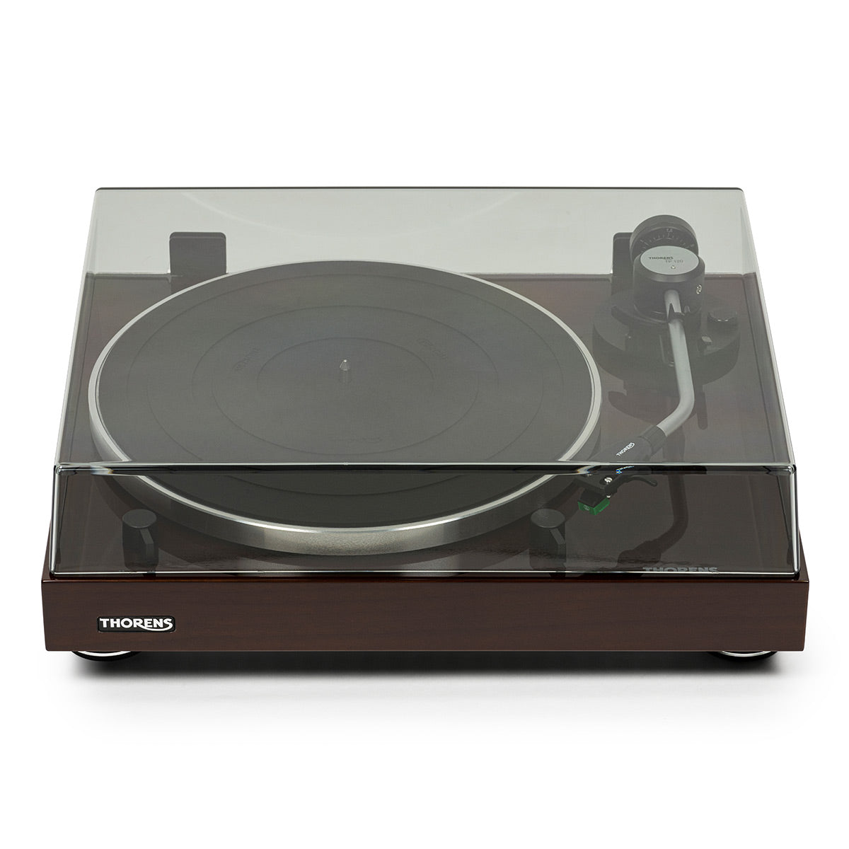 Thorens TD 204 Manual Two-Speed Turntable with Built-In Preamp & Pre-Installed Audio Technica AT95E Cartridge (High Gloss Walnut)