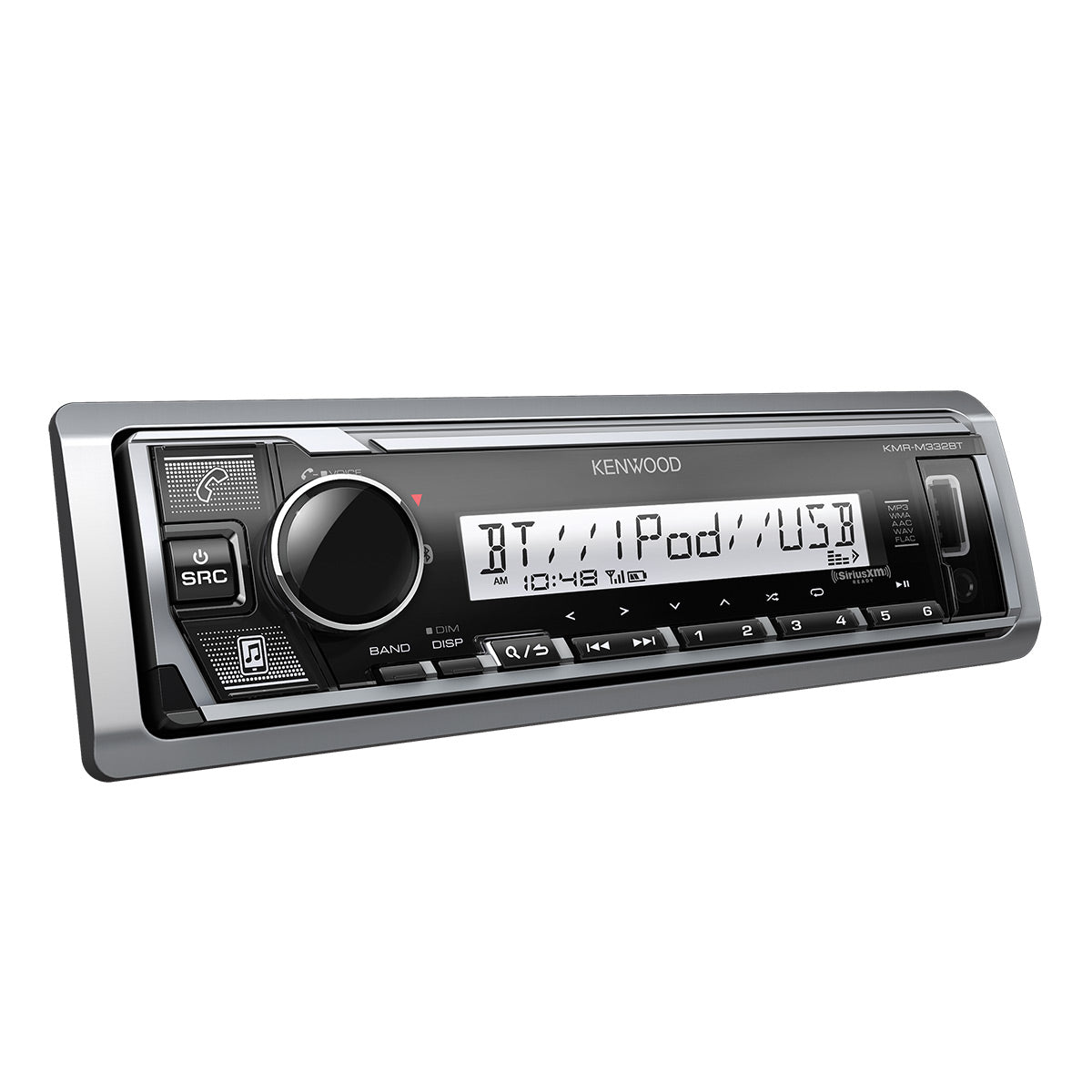 Kenwood KMR-M332BT Marine Digital Media Receiver with Bluetooth