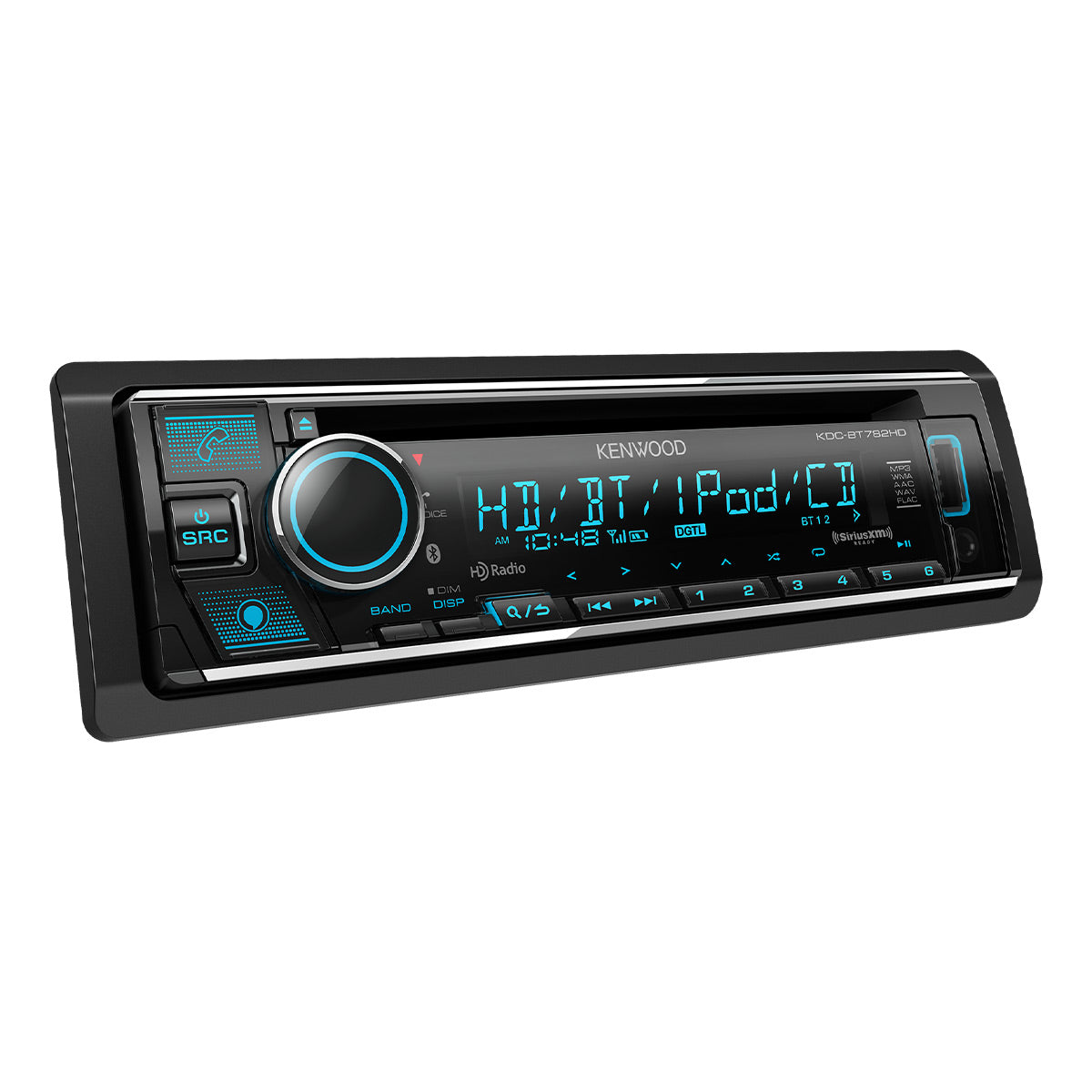 Kenwood KDCBT782HD CD Receiver with Bluetooth, HD Radio, & Amazon