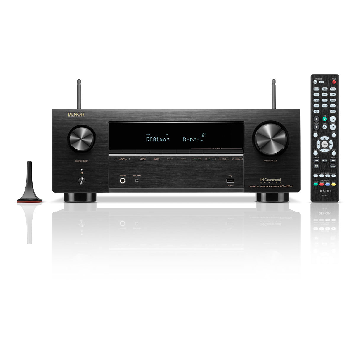 Denon AVR-X2800H 7.2 Channel 8K Home Theater Receiver with Dolby Atmos/DTS:X and HEOS Built-In (Factory Certified Refurbished)