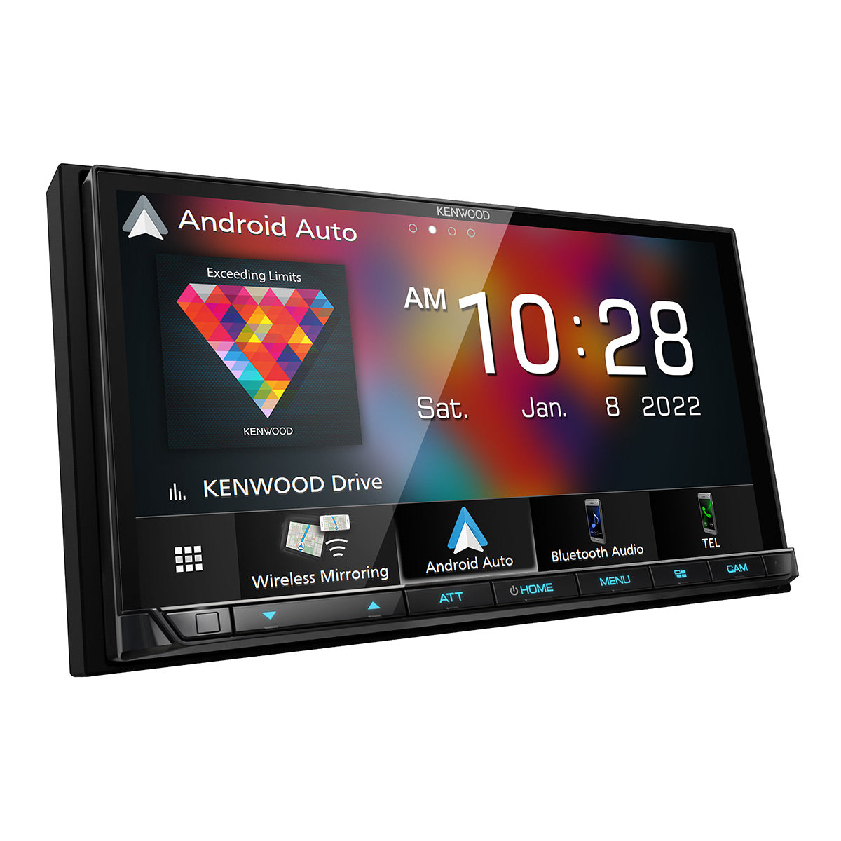 Kenwood DMX9708S Digital Multimedia Receiver with Bluetooth, Apple Carplay, & Android Auto