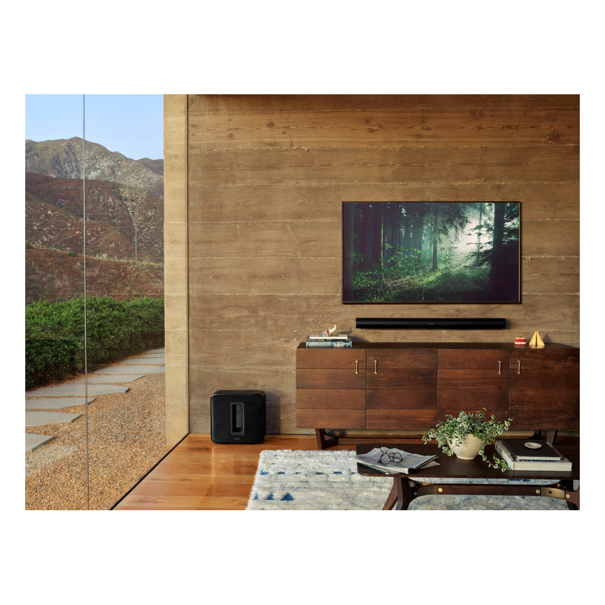 Sonos Surround Set with Arc Wireless Soundbar and Pair of One Wireless Smart Speakers (Gen 2) (Black)