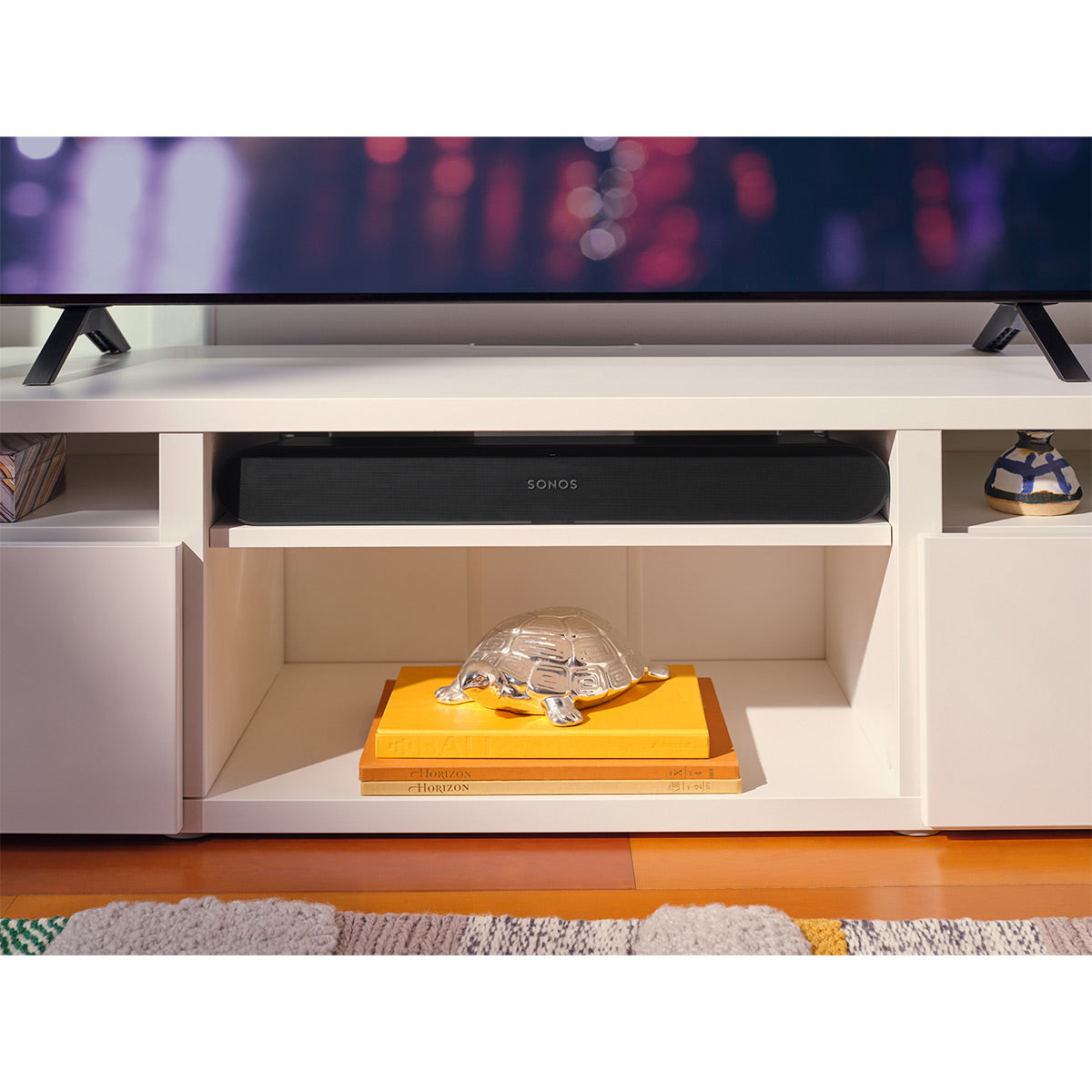 Sonos Surround Set with Ray Compact Soundbar and Pair of One Wireless Smart Speakers (Gen 2) (Black)