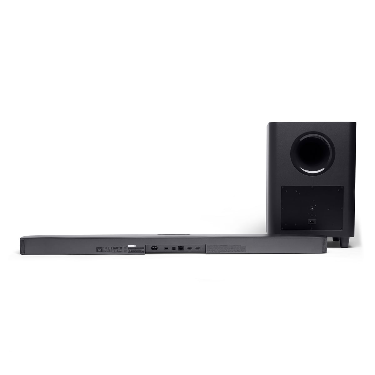 Samsung Game Day Home Theater System with 65" QN65Q80BA TV and JBL Bar 5.1 Surround Soundbar and Sub - Includes Mount, HDMI Cable, and Powercenter