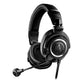 Audio-Technica ATH-M50xSTS StreamSet Closed-Back Streaming Headset with Attached 3-Pin XLR-M to 3.5 mm Cable & 6.5 mm Adapter