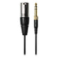 Audio-Technica ATH-M50xSTS StreamSet Closed-Back Streaming Headset with Attached 3-Pin XLR-M to 3.5 mm Cable & 6.5 mm Adapter