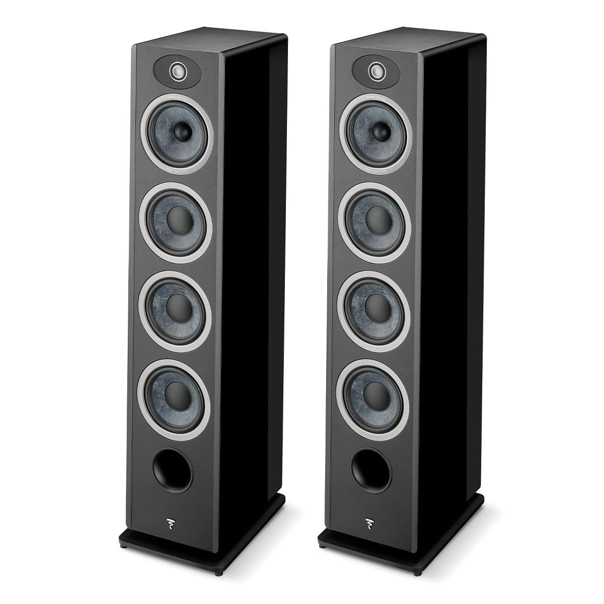 Focal Vestia No.3 3-Way Bass-Reflex Floorstanding Loudspeaker with 3 Woofers - Pair (Black High Gloss)