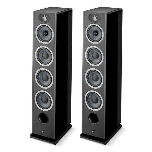 Focal Vestia No.3 3-Way Bass-Reflex Floorstanding Loudspeaker with 3 Woofers - Pair (Black High Gloss)