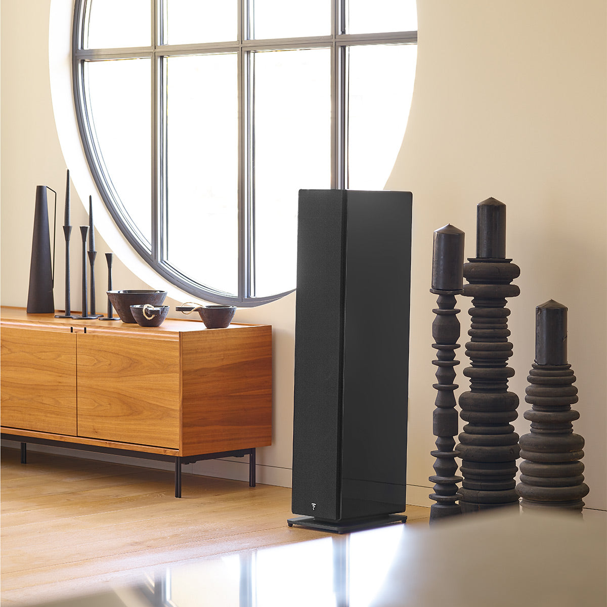 Focal Vestia No.3 3-Way Bass-Reflex Floorstanding Loudspeaker with 3 Woofers - Pair (Black High Gloss)