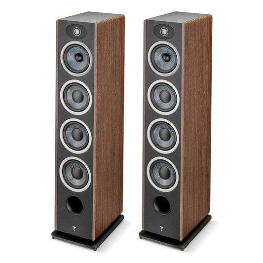Focal Vestia No.3 3-Way Bass-Reflex Floorstanding Loudspeaker with 3 Woofers - Pair (Dark Wood)