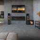 Klipsch R-605FA Reference Floorstanding Speaker with Built-In Elevation Up-Firing Dolby Atmos Tweeter - Each (Black)