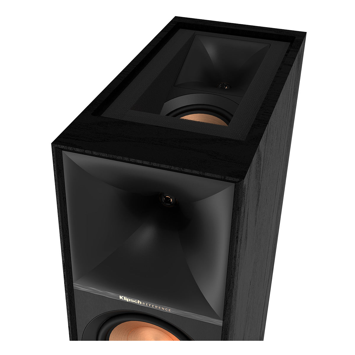 Klipsch R-605FA Reference Floorstanding Speaker with Built-In Elevation Up-Firing Dolby Atmos Tweeter - Each (Black)