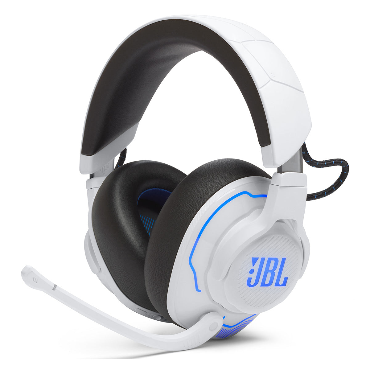 JBL Quantum 910P Wireless Gaming Headset with Active Noise Cancellation, Head Tracking, & Bluetooth for PlayStation, Nintendo Switch, Windows & Mac
