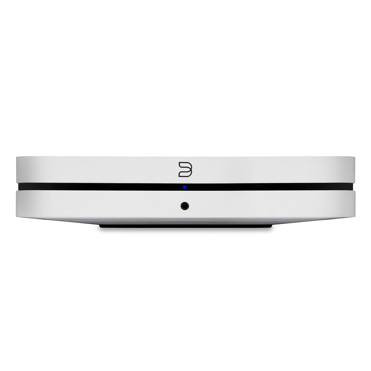 Bluesound Node Wireless Multi-Room Hi-Res Music Streamer - Gen 3 (White) with RC1 Remote Control for BluOS Systems