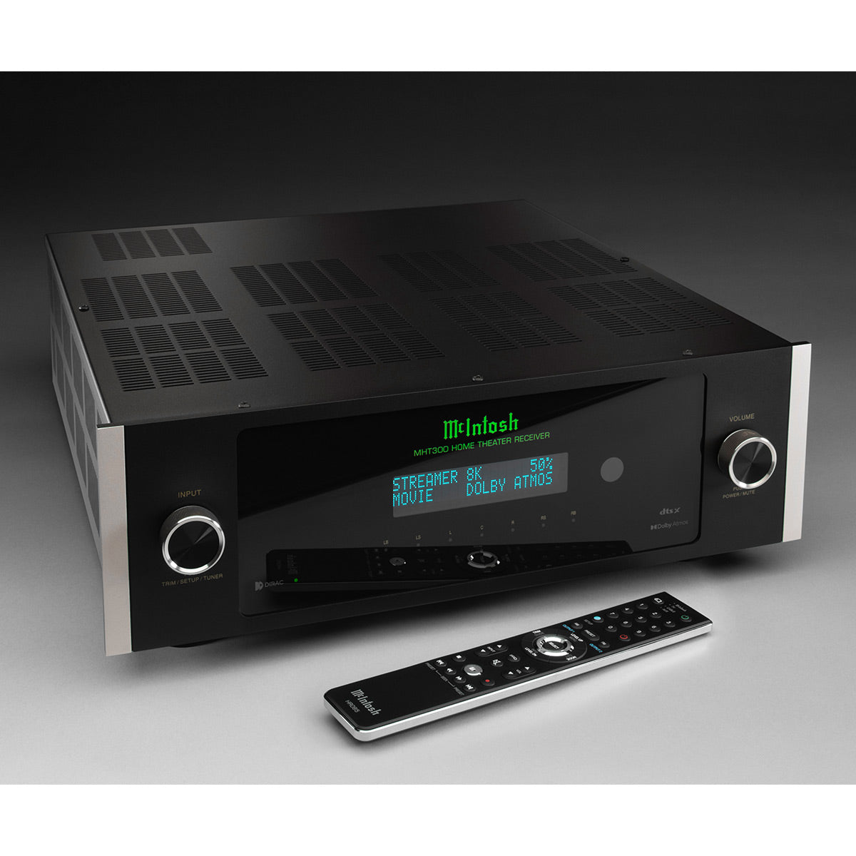 McIntosh MHT300 7.2-Channel Home Theater Receiver with Dolby Atmos, DTS:X, and HDR10+