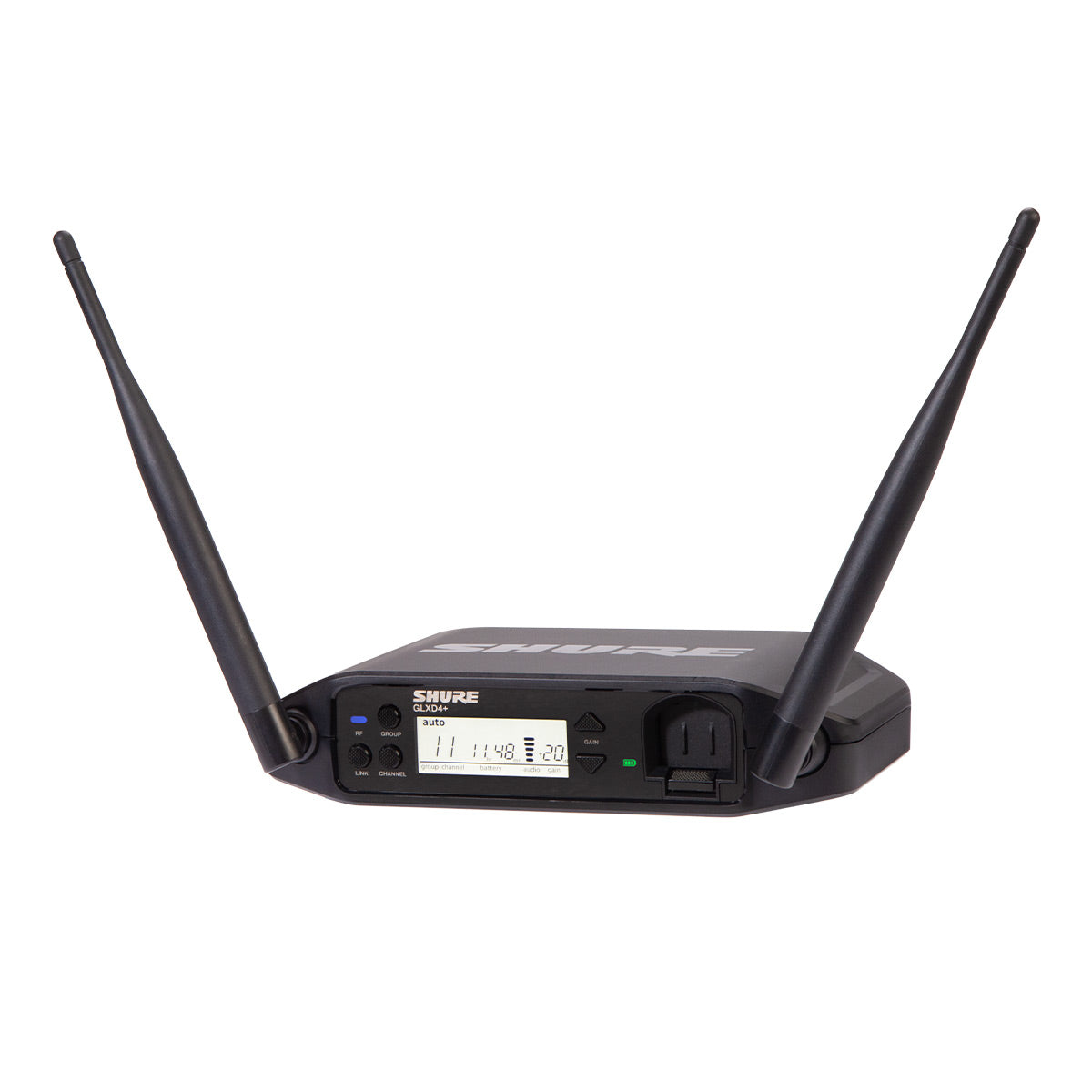 Shure GLXD14+/93-Z3 Dual Band Wireless System with GLXD4+ Tabletop Receiver, GLXD1+ Bodypack Transmitter, & WL93 Miniature Lavalier Microphone