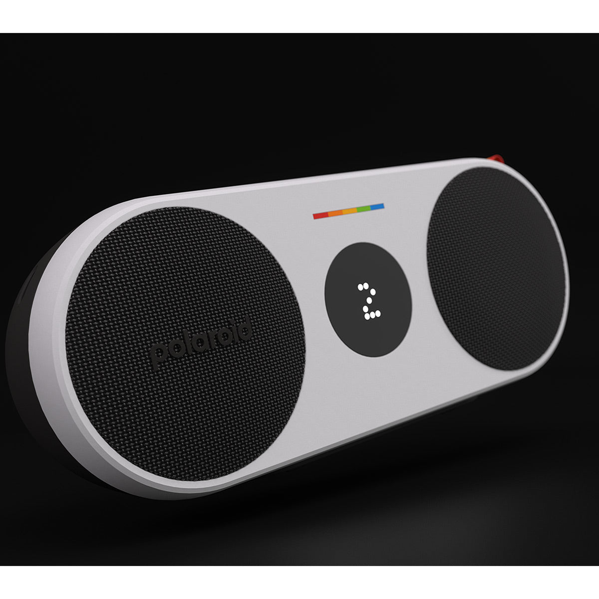 Polaroid P2 Portable Bluetooth Speaker with Wrist Strap (Black & White)