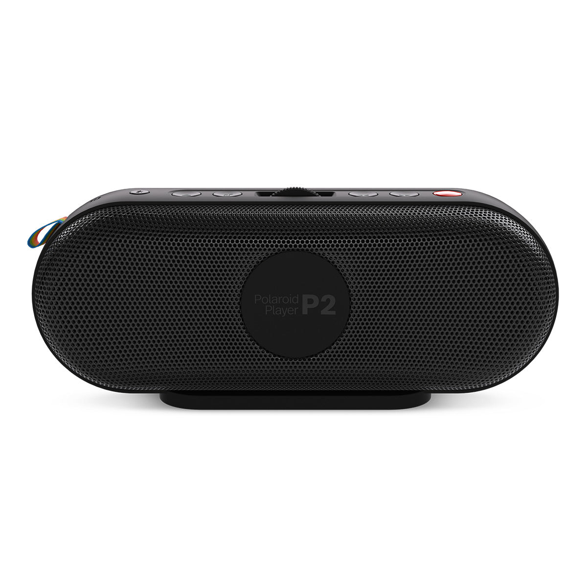 Polaroid P2 Portable Bluetooth Speaker with Wrist Strap (Black & White)