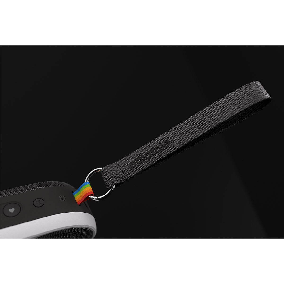 Polaroid P2 Portable Bluetooth Speaker with Wrist Strap (Black & White)
