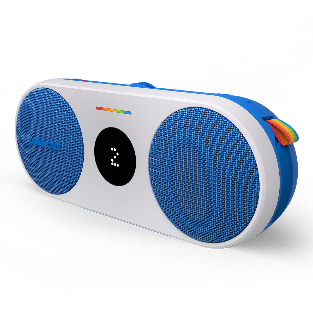 Polaroid P2 Portable Bluetooth Speaker with Wrist Strap (Blue & White)