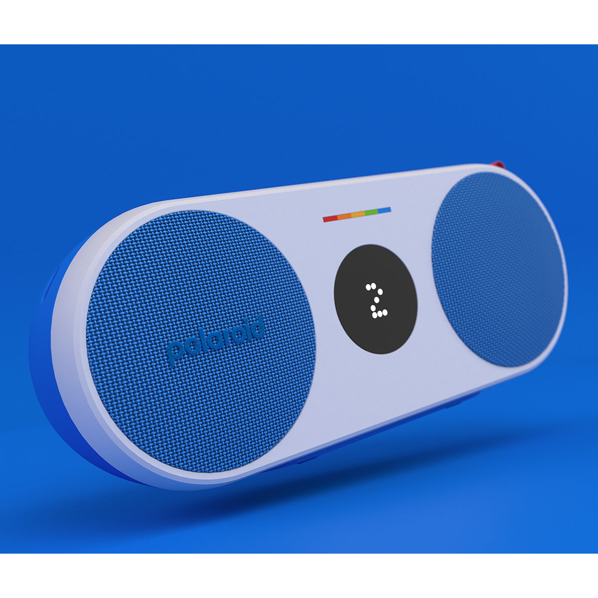 Polaroid P2 Portable Bluetooth Speaker with Wrist Strap (Blue & White)