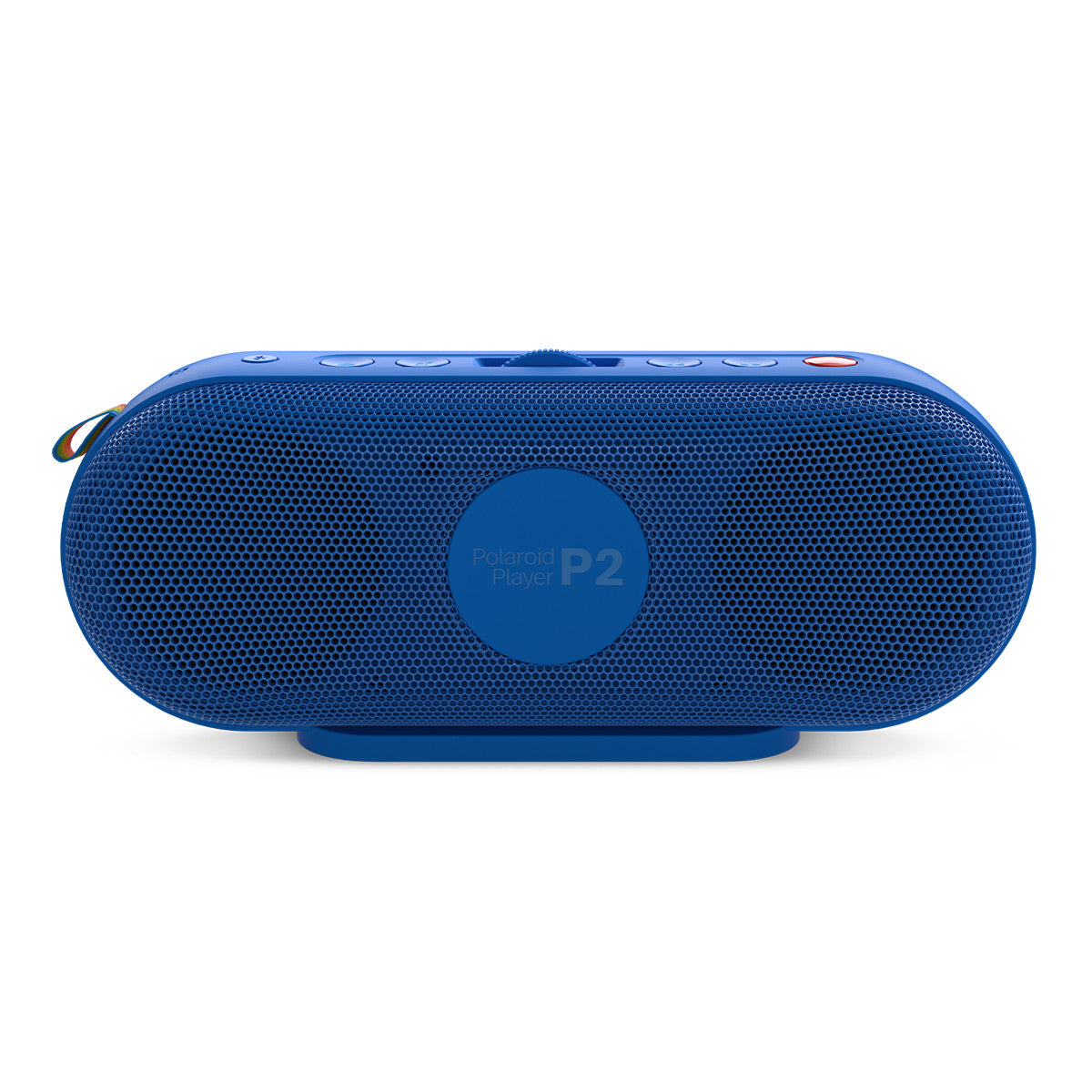 Polaroid P2 Portable Bluetooth Speaker with Wrist Strap (Blue & White)