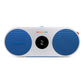 Polaroid P2 Portable Bluetooth Speaker with Wrist Strap (Blue & White)