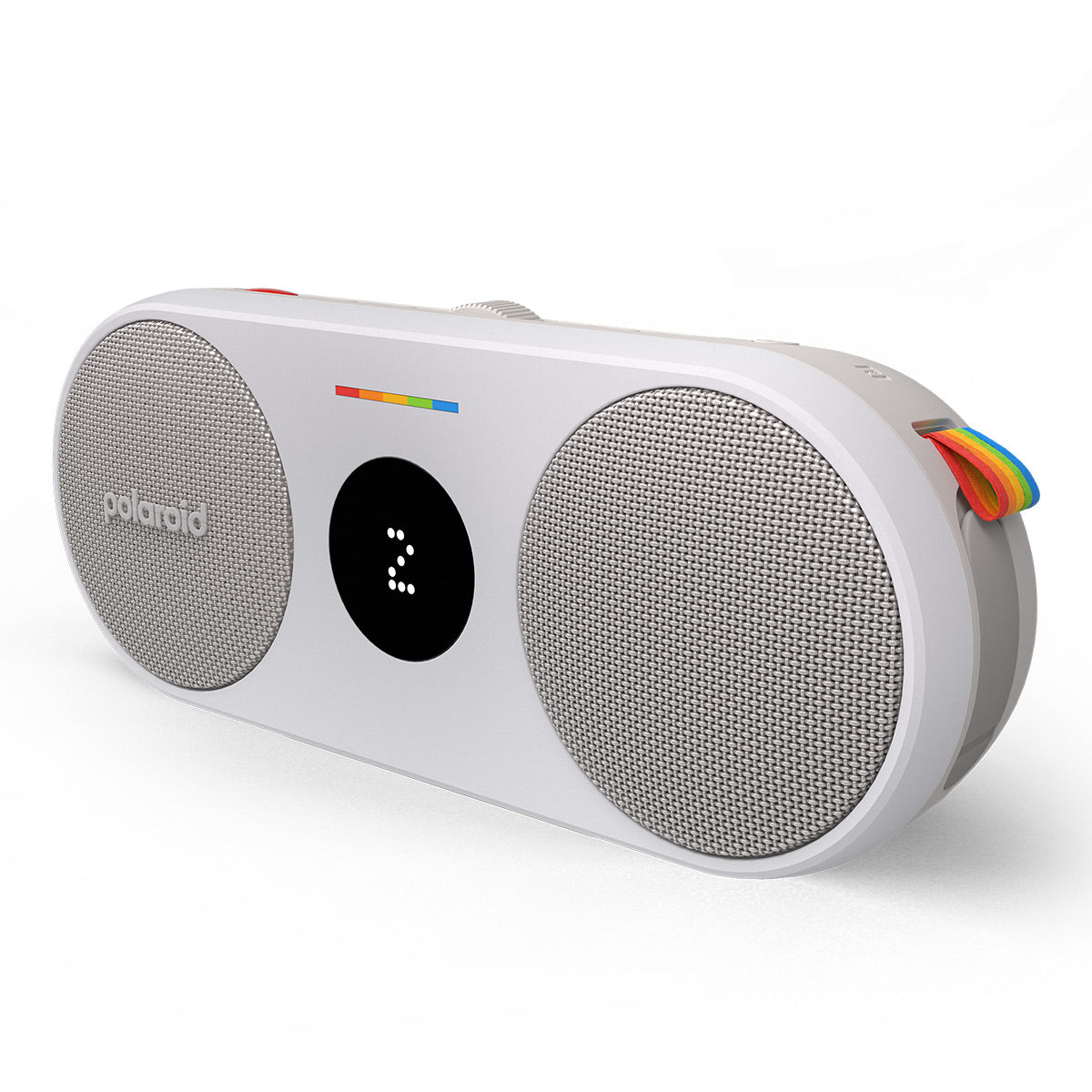 Polaroid P2 Portable Bluetooth Speaker with Wrist Strap (Gray & White)