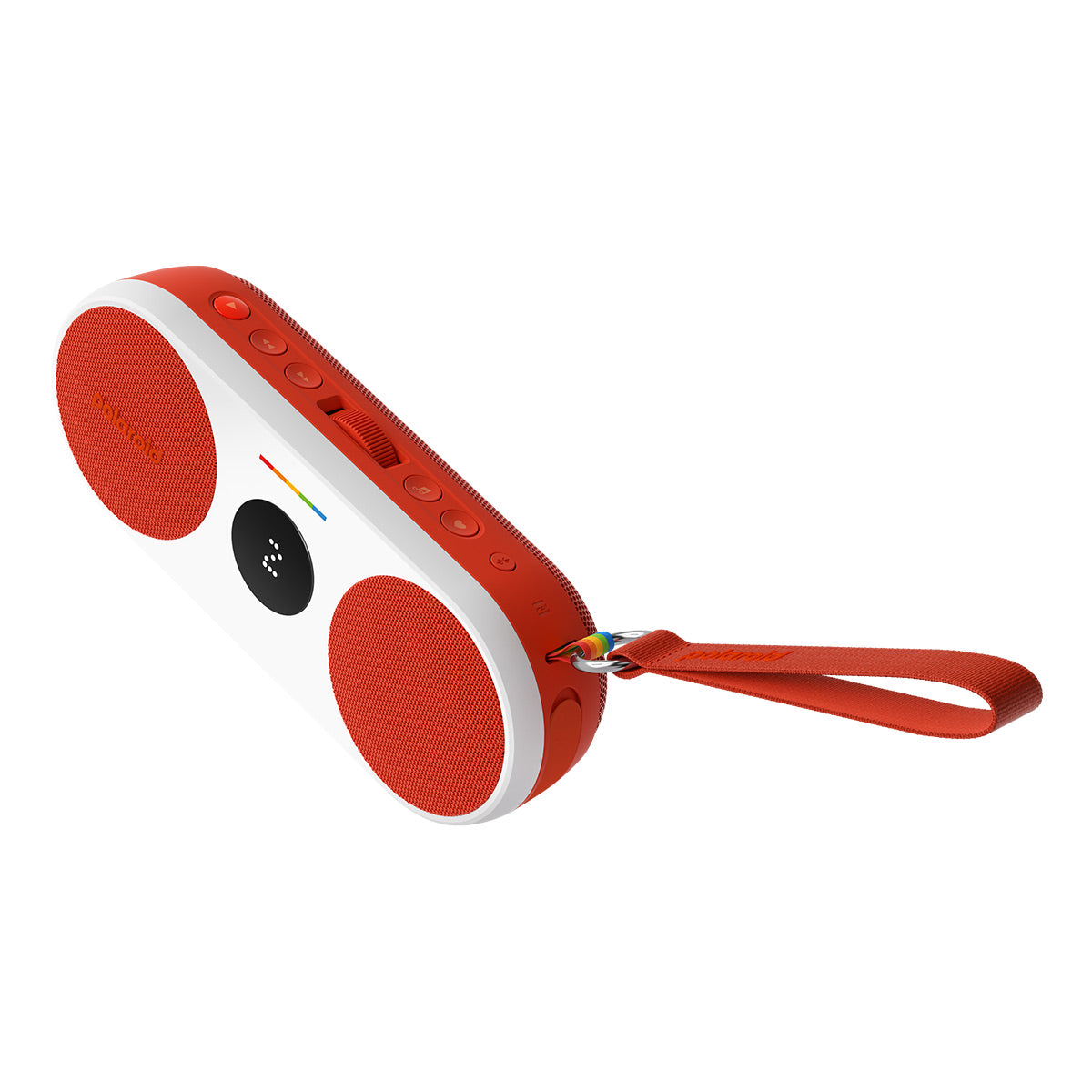 Polaroid P2 Portable Bluetooth Speaker with Wrist Strap (Red & White)