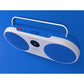 Polaroid P3 Portable Bluetooth Speaker with Carrying Handle (Blue & White)