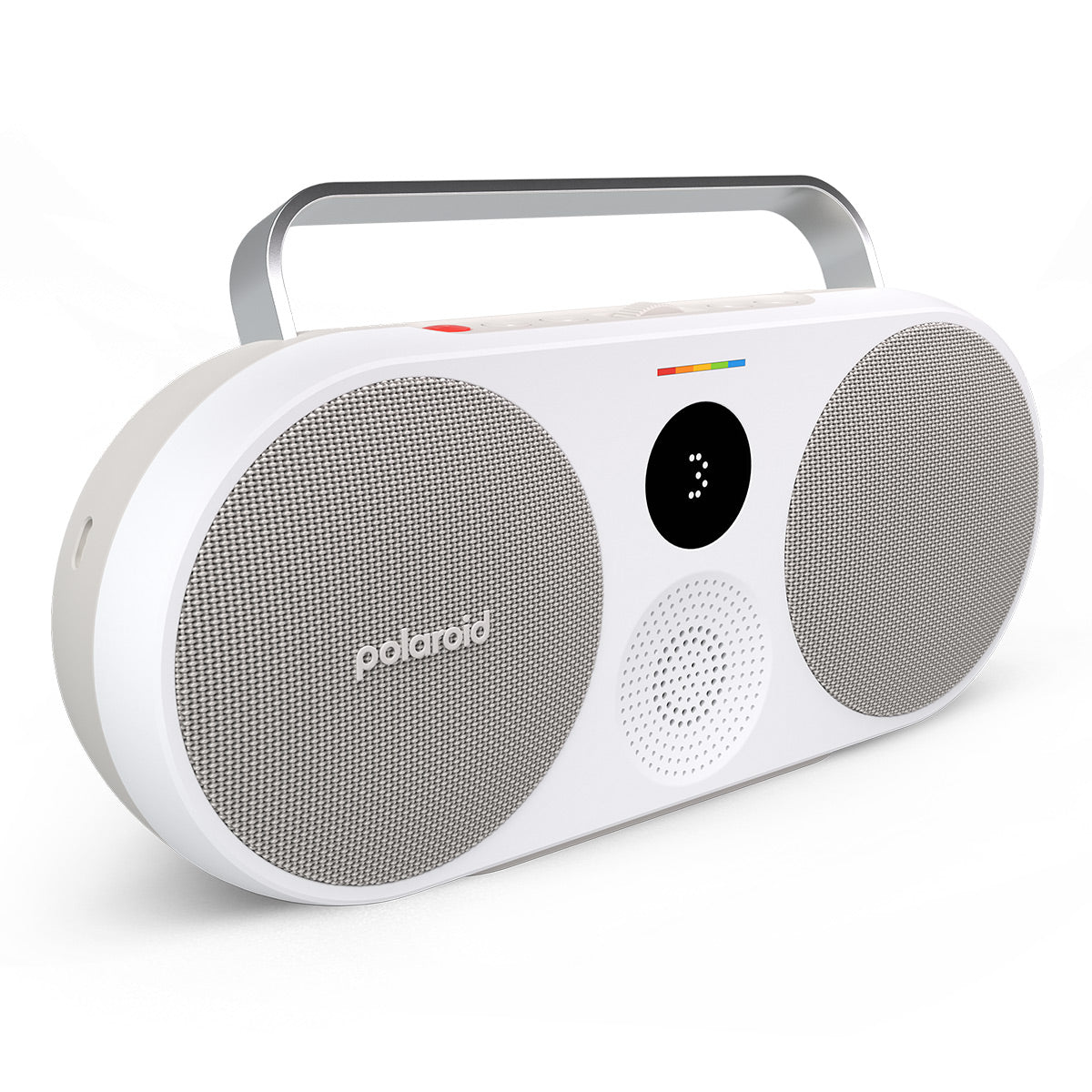 Polaroid P3 Portable Bluetooth Speaker with Carrying Handle (Gray & White)