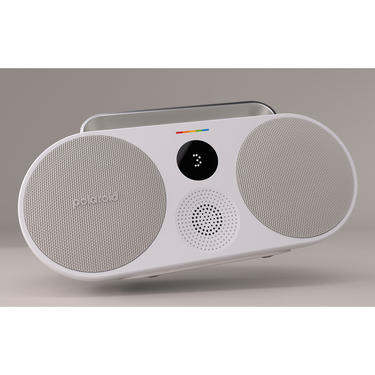 Polaroid P3 Portable Bluetooth Speaker with Carrying Handle (Gray & White)