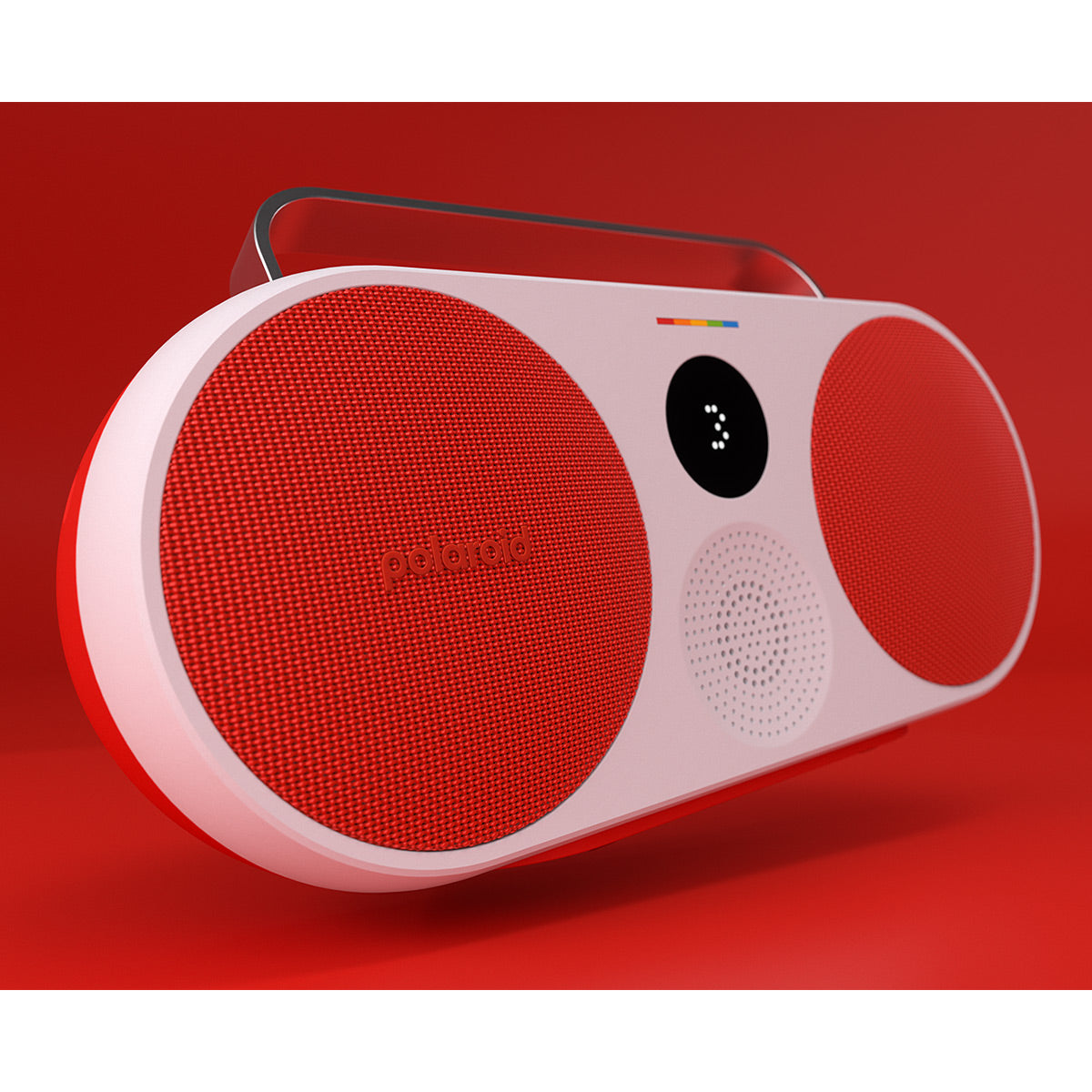 Polaroid P3 Portable Bluetooth Speaker with Carrying Handle (Red & White)