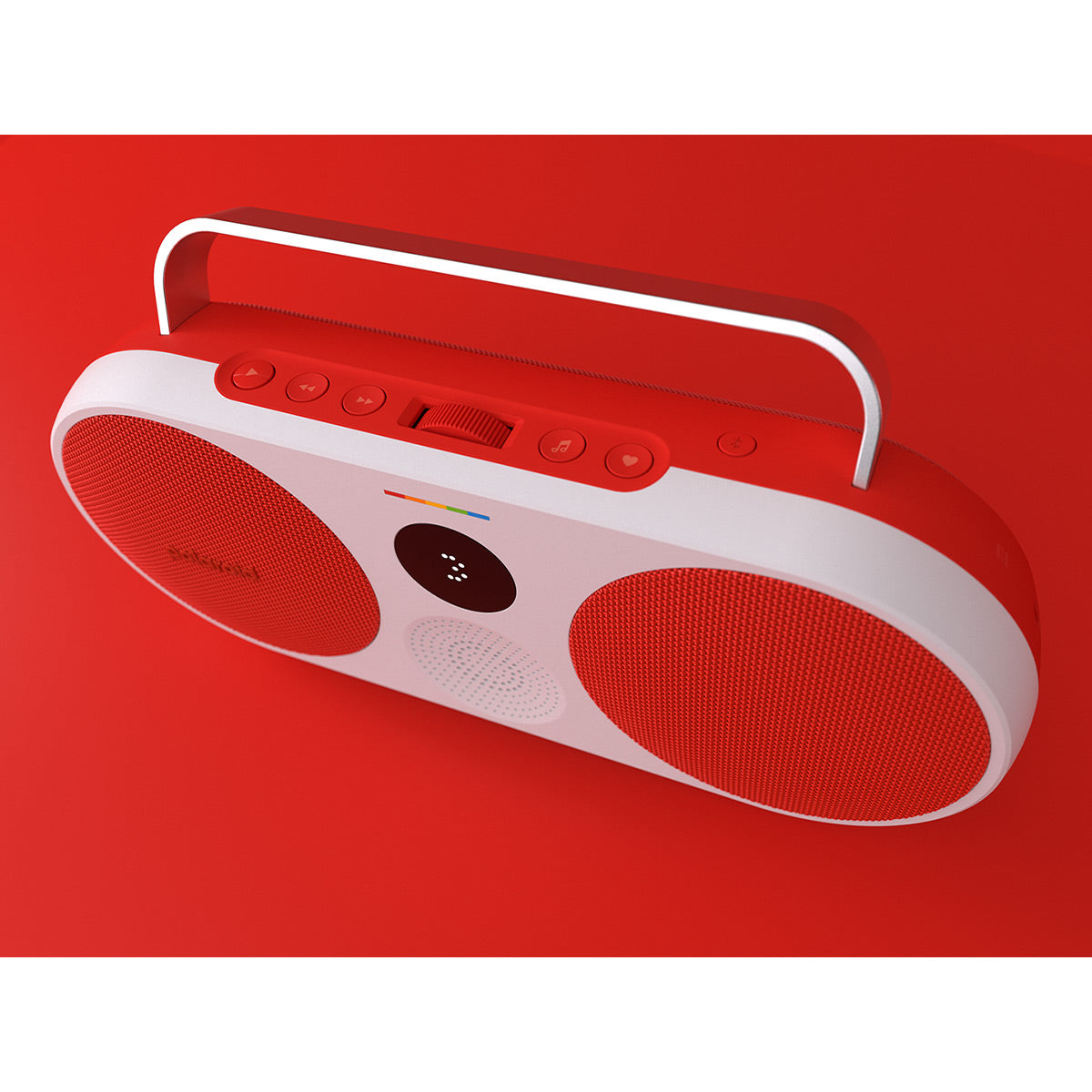 Polaroid P3 Portable Bluetooth Speaker with Carrying Handle (Red & White)