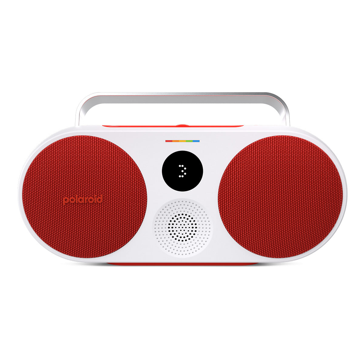 Polaroid P3 Portable Bluetooth Speaker with Carrying Handle (Red & White)