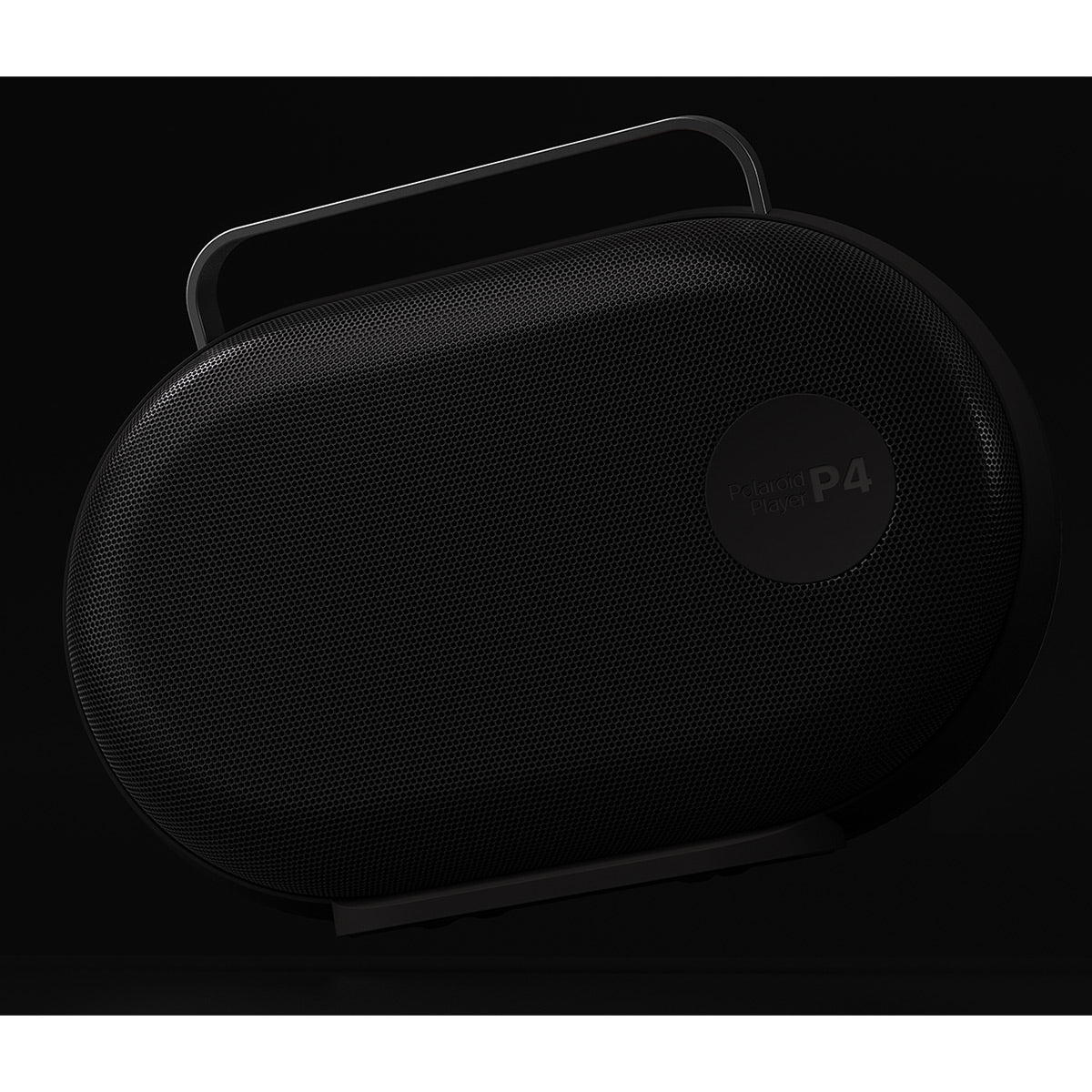Polaroid P4 Portable Bluetooth Speaker with Carrying Handle (Black & White)