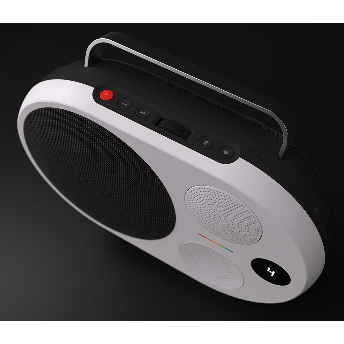 Polaroid P4 Portable Bluetooth Speaker with Carrying Handle (Black & White)