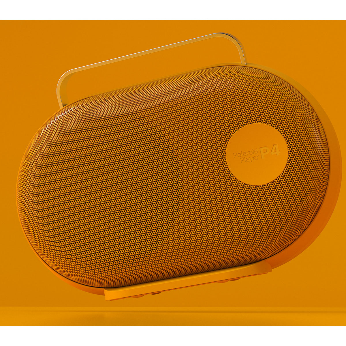 Polaroid P4 Portable Bluetooth Speaker with Carrying Handle (Yellow & White)