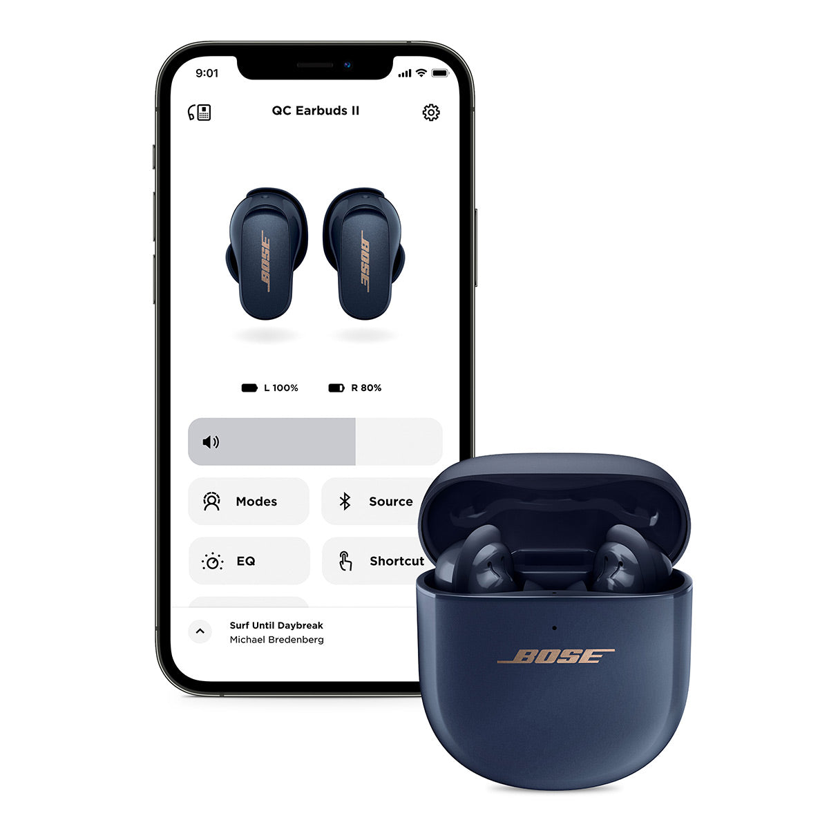 Bose QuietComfort Earbuds II True Wireless with Personalized Noise Cancellation (Limited Edition Midnight Blue)