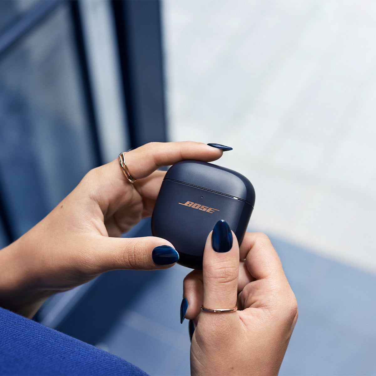 Bose QuietComfort Earbuds II True Wireless with Personalized Noise Cancellation (Limited Edition Midnight Blue)