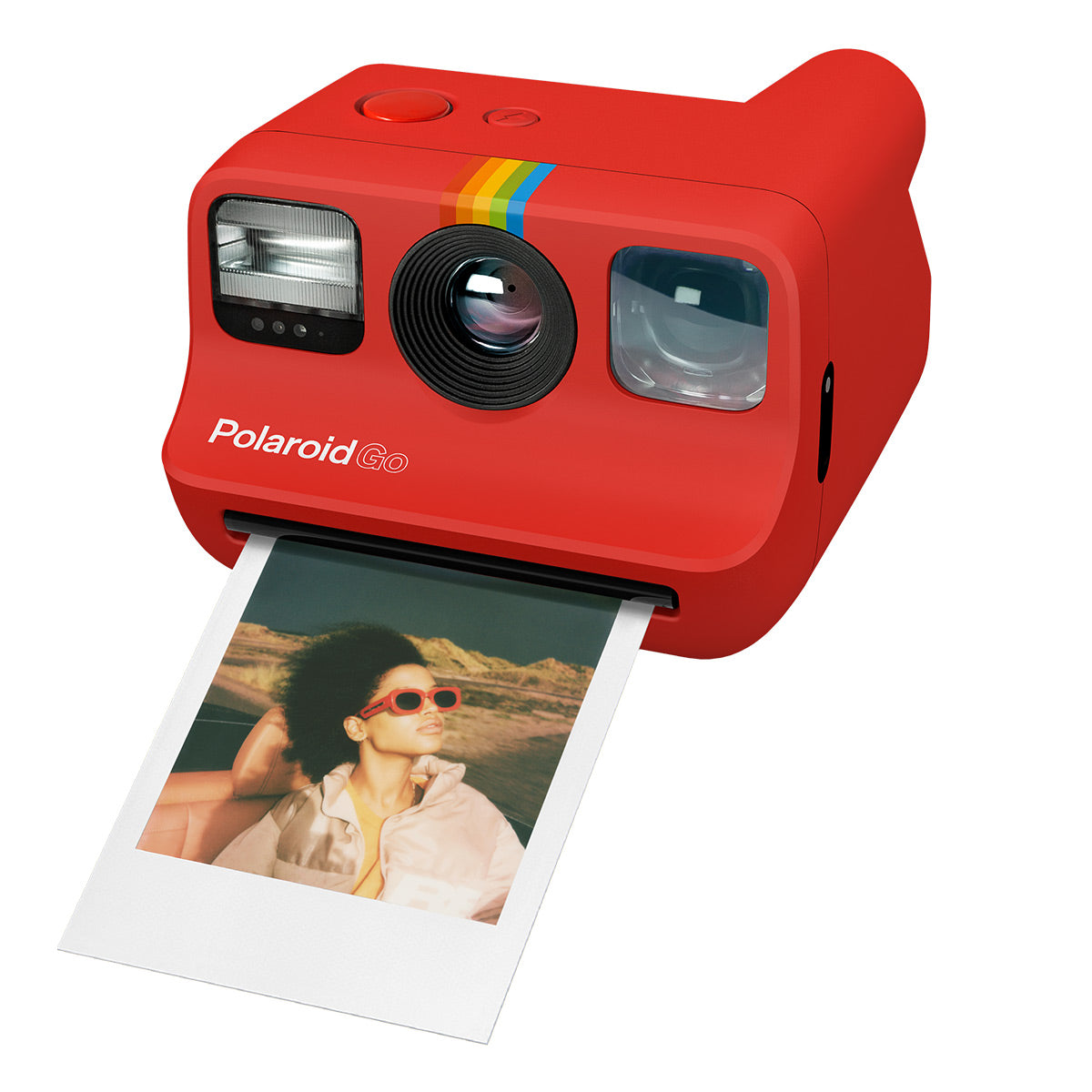 Polaroid Go Instant Camera with Wrist Strap & USB Charging Cable (Red)