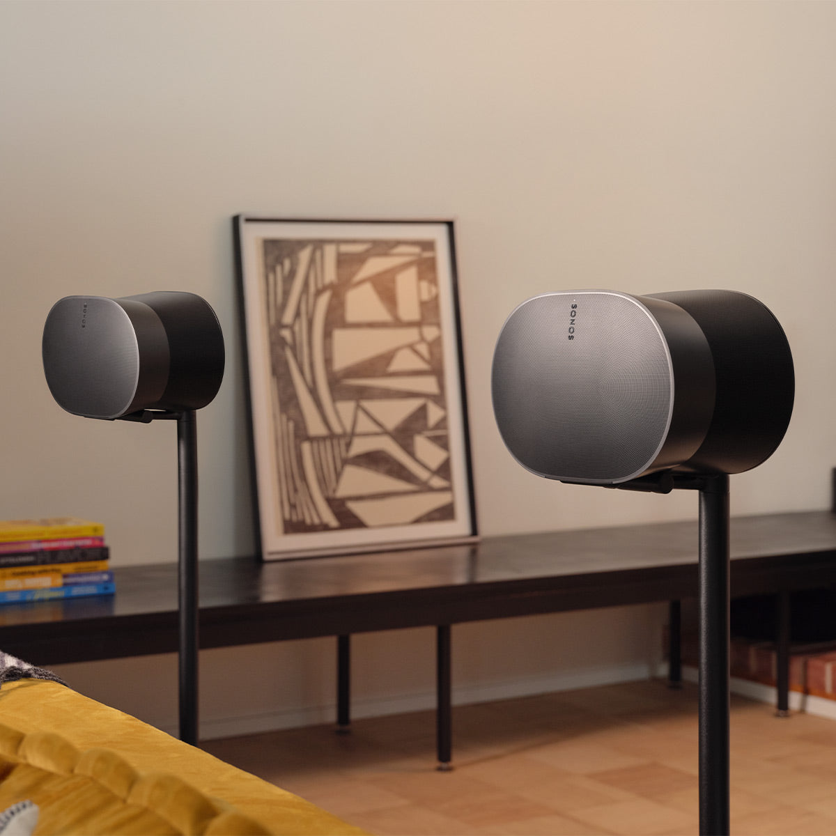 Sonos Era 300 Wireless Bluetooth Speaker Pair with Stands, Black